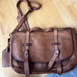 Ralph Lauren leather book bag